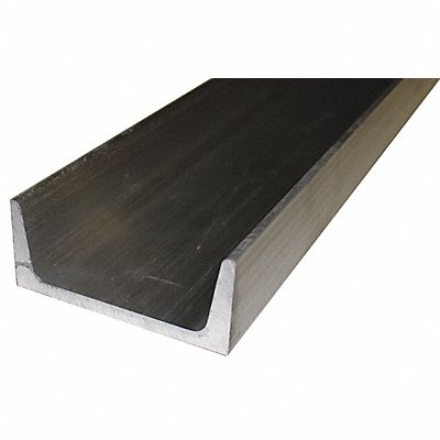 Aluminum U-Shaped Channel Stock image